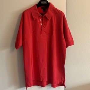 Men’s large red polo shirt, Saks Fifth Avenue